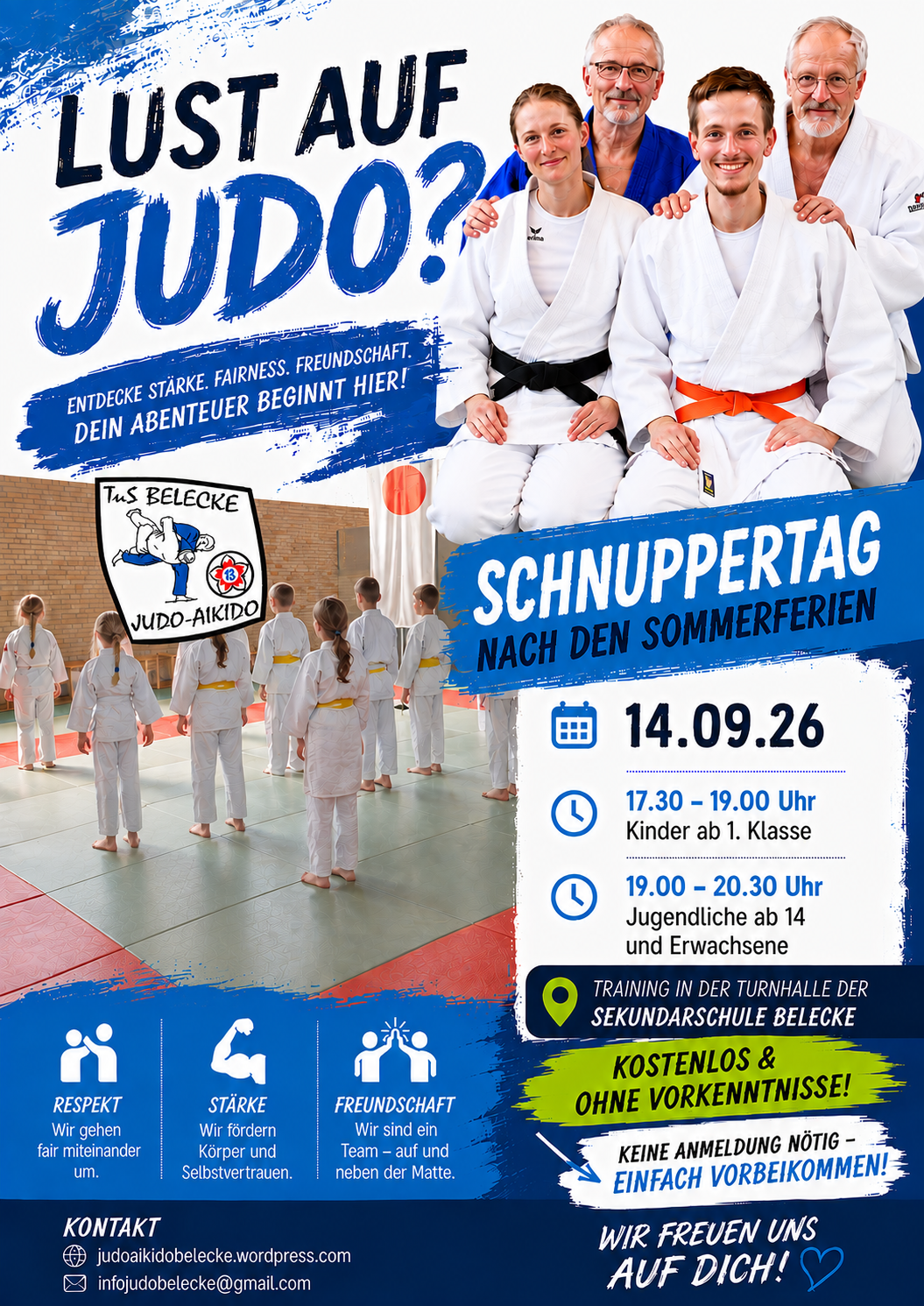 Judo Schnuppertag 2026 Hochformat