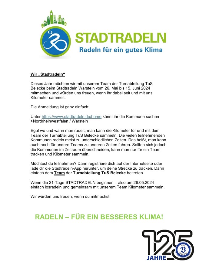 Stadtradeln 2024
